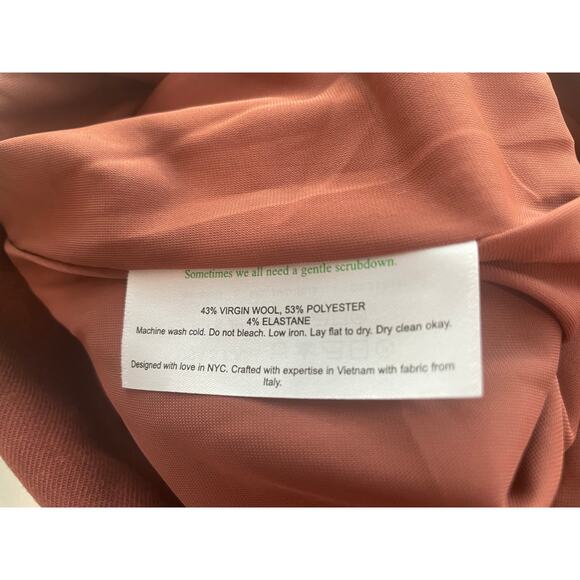 M.M. LaFleur Hadley Pant – Sharkskin Rust Brown – Wide-Leg – Sz 10 NWT - Picture 9 of 9